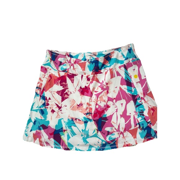 Talbots Pants - T BY TALBOTS COZY CRUSH BRUSHED Multicolor FLORAL  EVERYDAY STRETCH SKORT 2X NWT